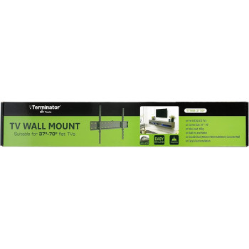 TERMINATOR TV Wall Mount Bracket 37 to 70 Inch Fixed For Flat LED & LCD TV With Level Meter TTWM 3770FC