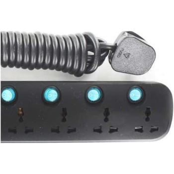 TERMINATOR Extension 6G/3M Tpb 626Ab Universal Socket, Black