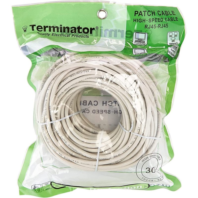 TERMINATOR High Speed Patch Cable CAT6 30 Meters - TPCC-30M