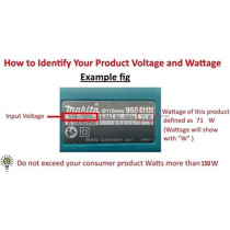 TERMINATOR Voltage Converter With Multi Travel Plug & Socket (150W) - Adjust The Volt Switch To The Supply Voltage
