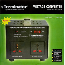 TERMINATOR AC to AC Dual Voltage Converter - TACC 1500W