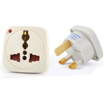 TERMINATOR Multi Traveler Adapter With Shutter & Indicator (UK to Universal) (3 Pcs) TL11-3