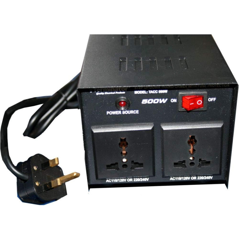 TERMINATOR AC to AC Dual Voltage Converter - TACC 500W