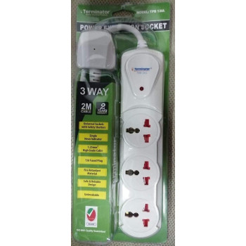 TERMINATOR Power Extension Socket (White)