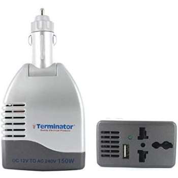 TERMINATOR Car Dc To Ac Converter - 12V Dc To 240V Ac 150W - Made In Taiwan