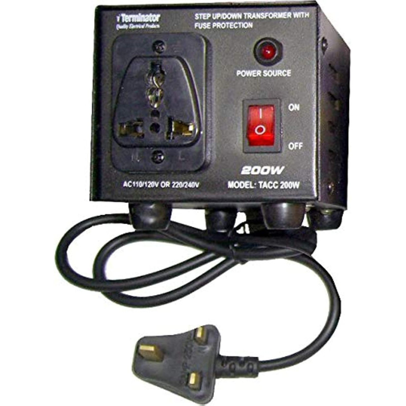 TERMINATOR Ac To Ac Dual Voltage Converter - TACC 200W
