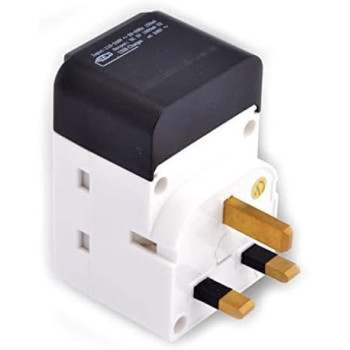 TERMINATOR Multi Adaptor 3 Way Socket With 2000mA 2USB Sockets 13A Plug