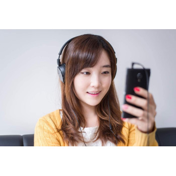 SONY MDR ZX110AP Wired On-Ear Headphones With Tangle Free Cable, 3.5 mm Jack, Headset With Mic For Phone Calls, Black, MDRZX110AP/B