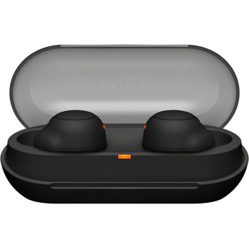 SONY WF-C500 True Wireless Headphones - Up To 20 Hours Battery Life With Charging Case - Voice Assistant Compatible - Built-In Mic For Phone Calls - Reliable Bluetooth Connection - Black