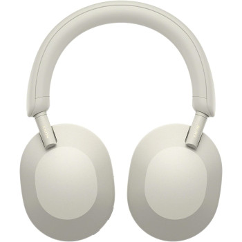 SONY WH 1000XM5 Noise Cancelling Wireless Headphones 30 hours battery life Over ear style Optimised for Alexa and the Google Assistant with built in mic for phone calls, Silver