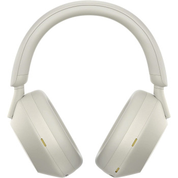 SONY WH 1000XM5 Noise Cancelling Wireless Headphones 30 hours battery life Over ear style Optimised for Alexa and the Google Assistant with built in mic for phone calls, Silver