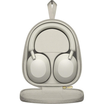SONY WH 1000XM5 Noise Cancelling Wireless Headphones 30 hours battery life Over ear style Optimised for Alexa and the Google Assistant with built in mic for phone calls, Silver