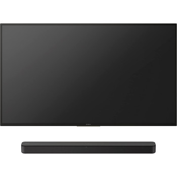 SONY 2.0 Ch 120W Single Soundbar With Bluetooth, Bass Reflex Speaker S Force Surround, Black, Ht-S100F