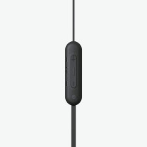 SONY WI C100 Wireless in Ear Bluetooth Headphones with Built in Microphone, Black, WIC100/B, WI-C100-Black, Small