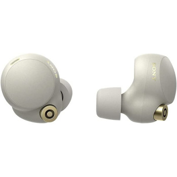SONY Wf-1000Xm4 Industry Leading Noise Cancelling Truly Wireless Earbuds Headphones, Charging, Google Voice Assistant, Alexa, Siri, Splash Proof,Smart Listening And Mic For Phone Call, Silver
