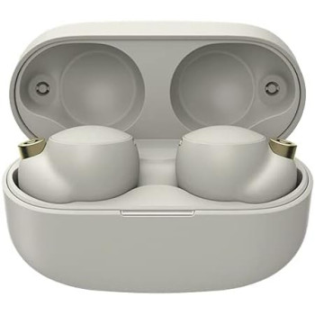 SONY Wf-1000Xm4 Industry Leading Noise Cancelling Truly Wireless Earbuds Headphones, Charging, Google Voice Assistant, Alexa, Siri, Splash Proof,Smart Listening And Mic For Phone Call, Silver