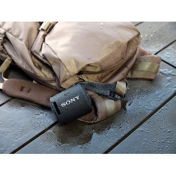 SONY Srs-Xb13 Compact And Portable Waterproof Wireless Bluetooth Speaker With Extra Brass, Black