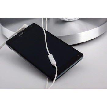 SONY MDR ZX110AP Wired On Ear Headphones With Tangle Free Cable, 3.5Mm Jack, Headset With Mic For Phone Calls, White, MDRZX110AP/W