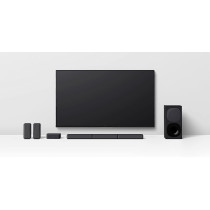 SONY 5.1Ch Real Surround 600 WaT Soundbar with Wireless Rear Speakers Bluetooth Dolby Digital HDMI ARC Optical Input - HT-S40R