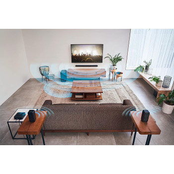 SONY 5.1Ch Real Surround 600 WaT Soundbar with Wireless Rear Speakers Bluetooth Dolby Digital HDMI ARC Optical Input - HT-S40R