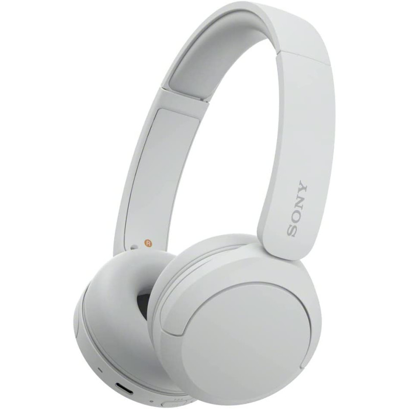 SONY WH-CH520 Wireless Bluetooth On-Ear With Mic for Phone Call, White