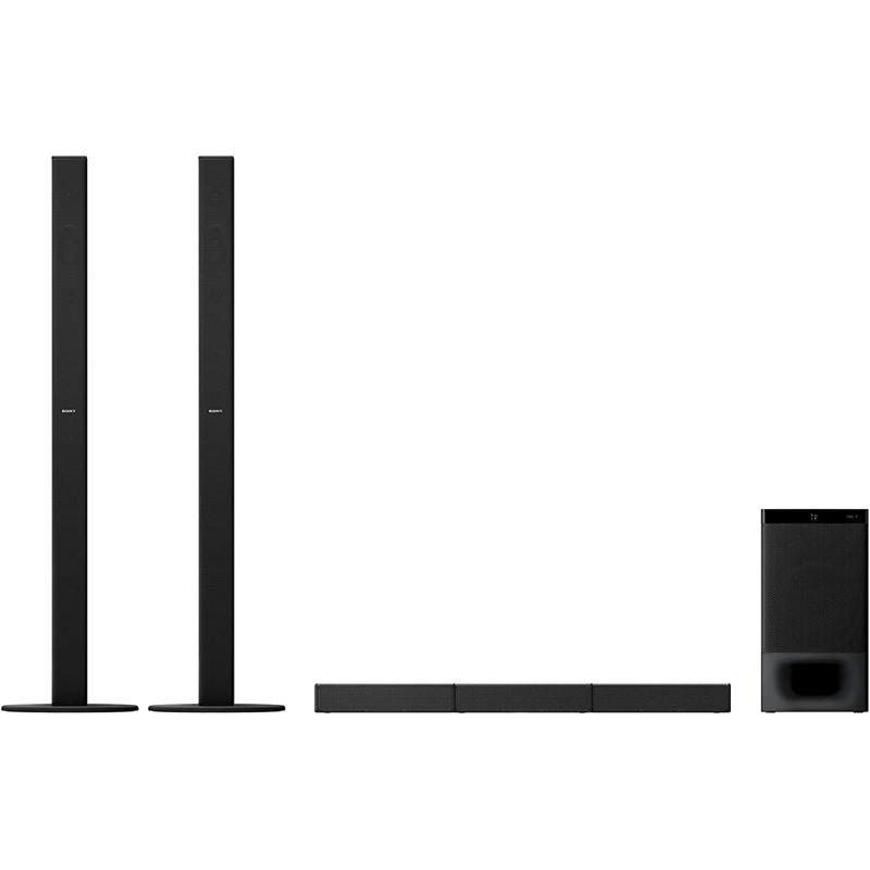 SONY HT-S700RF 1000W High Power Real 5.1 Ch Soundbar Tall Boy Rear Speakers Dolby Digital HDMI ARC Optical Input DTS Surround Sound, Black