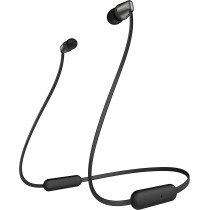 SONY WI-C310 Wireless in-Ear Headphones with 15 Hours Battery Life, Quick Charge, Magnetic Earbuds, Tangle Free Cord, Matt Finish, Bluetooth Ver 5.0, Headset Mic For Calls (Black)