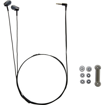 SONY Mdr Ex155Ap Wired In Ear Headphones With Tangle Free Cable, 3.5mm Jack, Earphone Mic For Phone Calls, Black, Mdrex155Ap/B, 17.3 X 4 cm