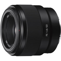 SONY FE 50mm F1.8 Compact Lightweight E Mount Camera  Lens With Beautiful Dedofusing Bokeh Compatible with Full Frame and APS C Camera SEL50F18F, Black, Lens Only