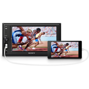 SONY XAV-1500 Car Audio System 6.2 Inches (15.7cm) Bluetooth Media Receiver with WebLink Cast