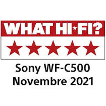 SONY WF-C500 True Wireless Headphones With Built-In Mic, Reliable Bluetooth Connection - White