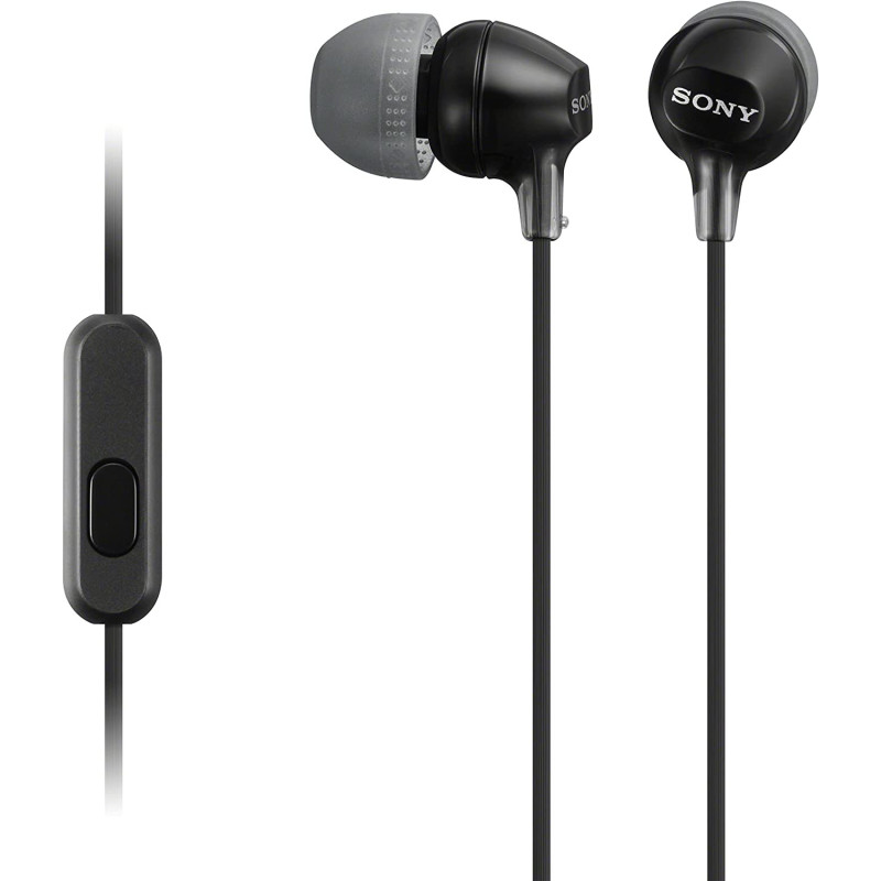 SONY Mdr-Ex15Ap In-Ear Headphones - Black, Mdrex15Ap/B