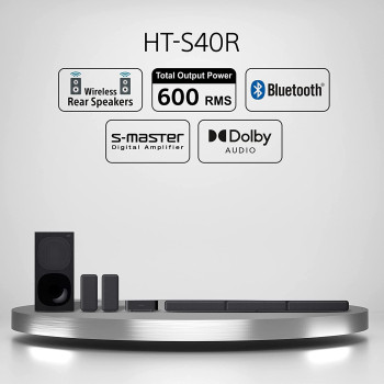 SONY HT-S40R 5.1ch Home Theater Soundbar System