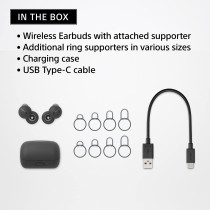 SONY LinkBuds Truly Wireless Headphones with Alexa Built in, Grey, WF L900/H, WFL900/H