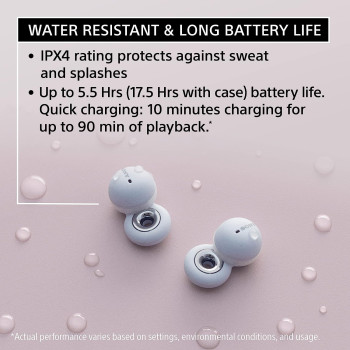 SONY LinkBuds Truly Wireless Headphones with Alexa Built in, Grey, WF L900/H, WFL900/H