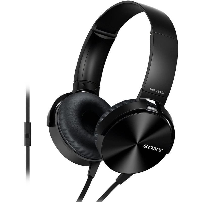 SONY Mdrxb450Ap Extra Bass Smartphone Headset (Black)
