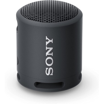SONY SRS-XB13 Wireless Extra Bass Portable Compact Bluetooth Speaker with 16 Hours Battery Life, Type-C, IP67 Waterproof, Dustproof,Speaker with Mic, Loud Audio For Phone Calls/Work From Home, Black