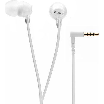 SONY MDREX15APWHITE Wired In-Ear Headphones EX-Series With Mic - White (Pack of1)