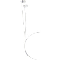 SONY Mdr-Ex155Ap Wired In-Ear Headphones With Tangle Free Cable, 3.5mm Jack, Earphone With Mic For Phone Calls, White