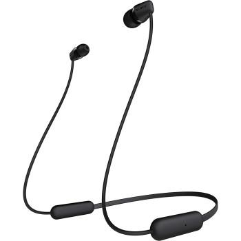 SONY WI-C200 Wireless Neck-Band Headphones With Up To 15 Hours of Battery Life - Black