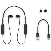 SONY WI-C200 Wireless Neck-Band Headphones With Up To 15 Hours of Battery Life - Black