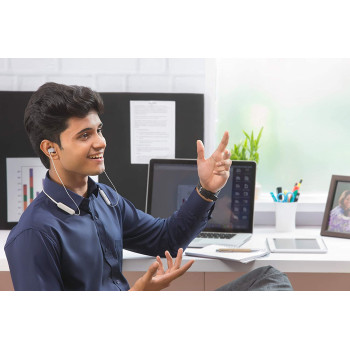 SONY WI-C200 Wireless Neck-Band Headphones With Up To 15 Hours of Battery Life - Black