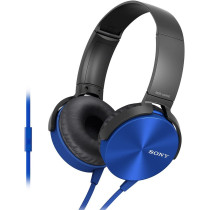 SONY Mdr-Xb450Ap/L Headphones For Smartphones - Blue, Universal