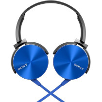 SONY Mdr-Xb450Ap/L Headphones For Smartphones - Blue, Universal