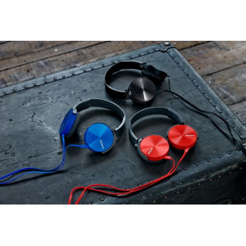 SONY Mdr-Xb450Ap/L Headphones For Smartphones - Blue, Universal