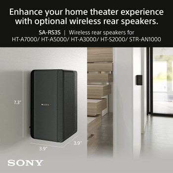 SONY SA-RS3S Wireless Rear Speakers Set For HT-A7000/A5000/A3000