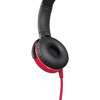 SONY Mdr-Xb450Ap On-Ear Extra Bass Headphones With Mic (Red)