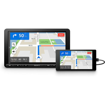 SONY Car Stereo Media Receiver With Bluetooth, Black, 22.7cm, XAV-AX8000