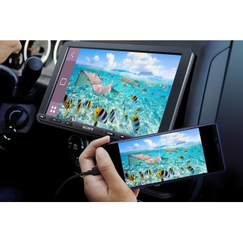 SONY Car Stereo Media Receiver With Bluetooth, Black, 22.7cm, XAV-AX8000