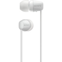 SONY WI-C200 Wireless In-Ear Bluetooth Headphones With Mic For Phone Call And Upto 15 Hours Of Battery Life - White